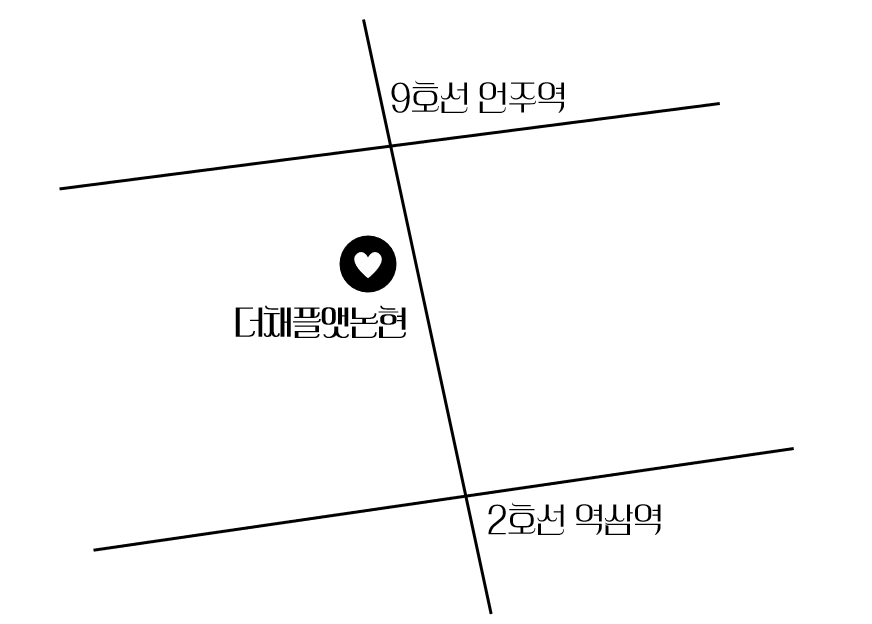 더채플앳논현 위치 지도